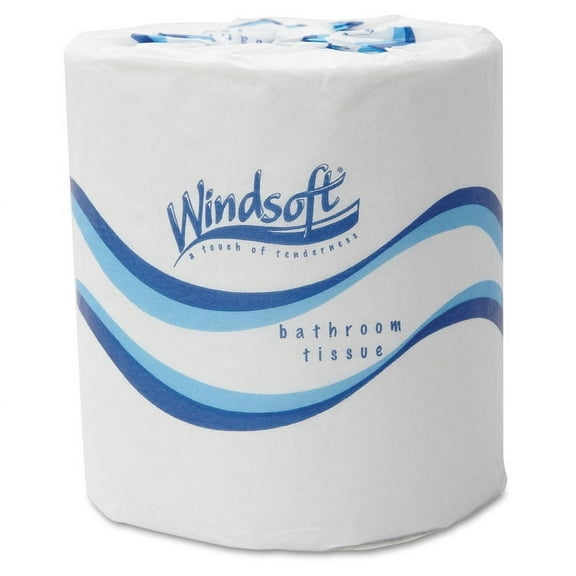 Windsoft Bath Tissue 2 Ply, White Tissue