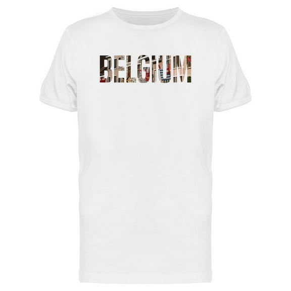 Belgium, Travel Lovers Quote T-Shirt Men -Image by Shutterstock, Male 3X-Large