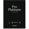 Canon Photo Paper Pro Platinum, High Gloss, 8-1/2 x 11, 80 lb., White, 20 Sheets/Pack