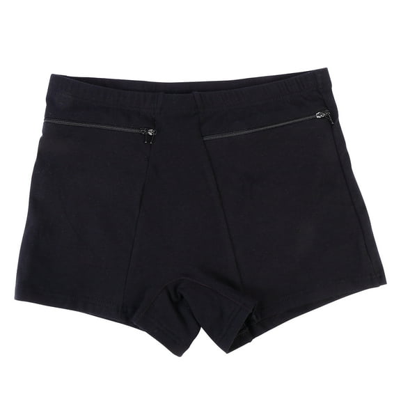 GOOHOCHY Black Women Safety Shorts with High Waisted Design and Double Crotch for Comfortable Wear Cotton Spandex