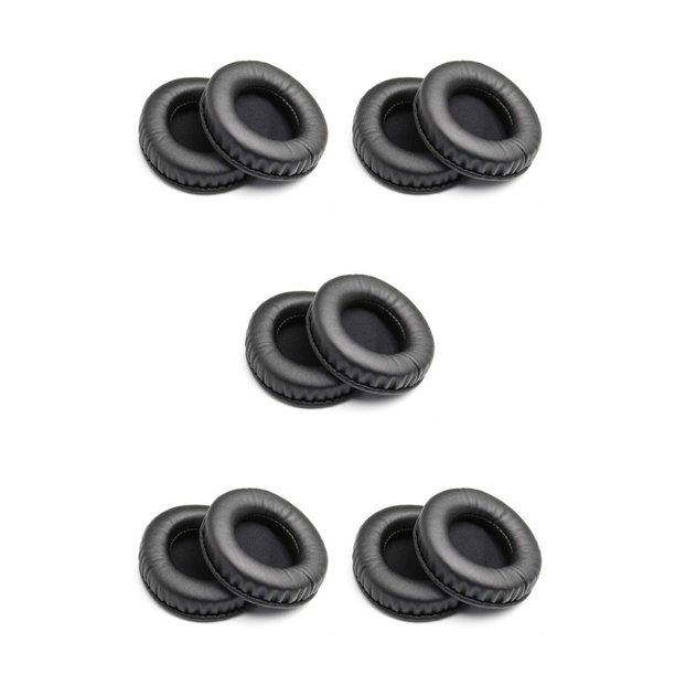 Sidaley 1 par de almohadillas de esponja de PU para auriculares, portátil, a prueba de polvo, lavable, reemplazo de copa de auriculares, barra de red, Type1 NO1
