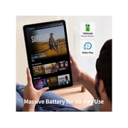 2K Vivid Tablet, JIMTAB A95 11 Android 12 Tablets, 6GB+128GB Octa-Core Gaming Tablet, 13+5MP Camera, 7000mAh, Stereo 4 Speakers, TÜV Low Bluelight, Split Screen, Face Recognition, Google Certificated