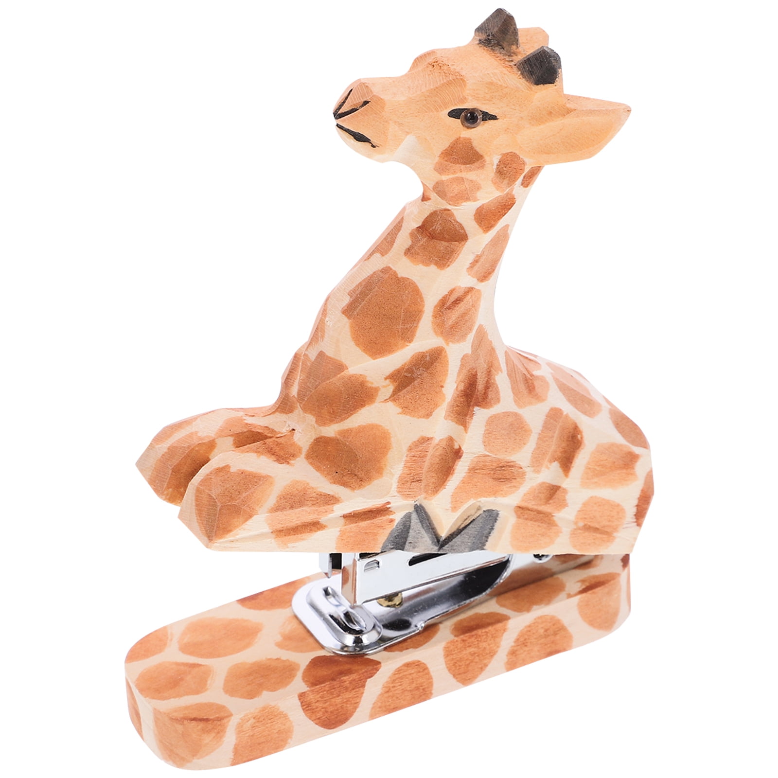 Reusable Paper Stapler Animal Stapler Office Paper Stapler Wooden Stapler Animal Stapler