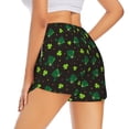 thumbnail image 3 of Goofa St. Patrick's Day8 Printed Women 2 in 1 Running Shorts,Quick Dry Athletic Workout Shorts,High Waisted Athletic Shorts with Liner Pockets-, 3 of 9