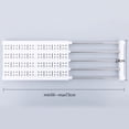 thumbnail image 2 of OULII Shelf Dividers for Closet Organization White ABS Adjustable Storage Rack 1Pcs, 2 of 8