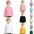 thumbnail image 2 of Zecgelong Kids Pullover Sweater Soft Casual Crewneck Top For Boys And Girls Comfortable Childrens Outerwear Daily Wear Play Outfit Black,Size 2-3 years, 2 of 7