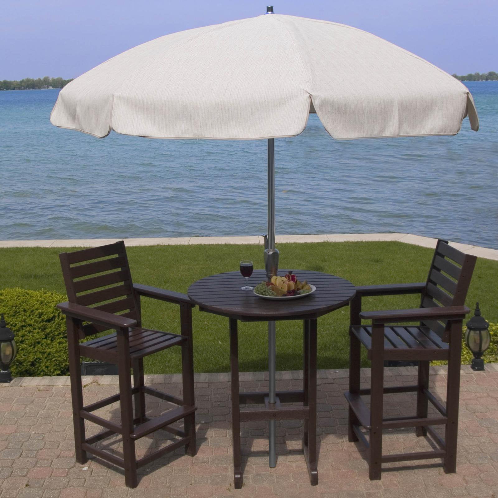 Polywood Reg Captain Recycled Plastic 3 Pc Bar Bistro Set Polywood Reg Captain Recycled Plastic 3 Pc Bar Bistro Set Com