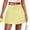 Yellow, variant on Women’s Pleated Tennis Skirt with Pockets High Waisted Golf Skort Athletic Skorts, XL