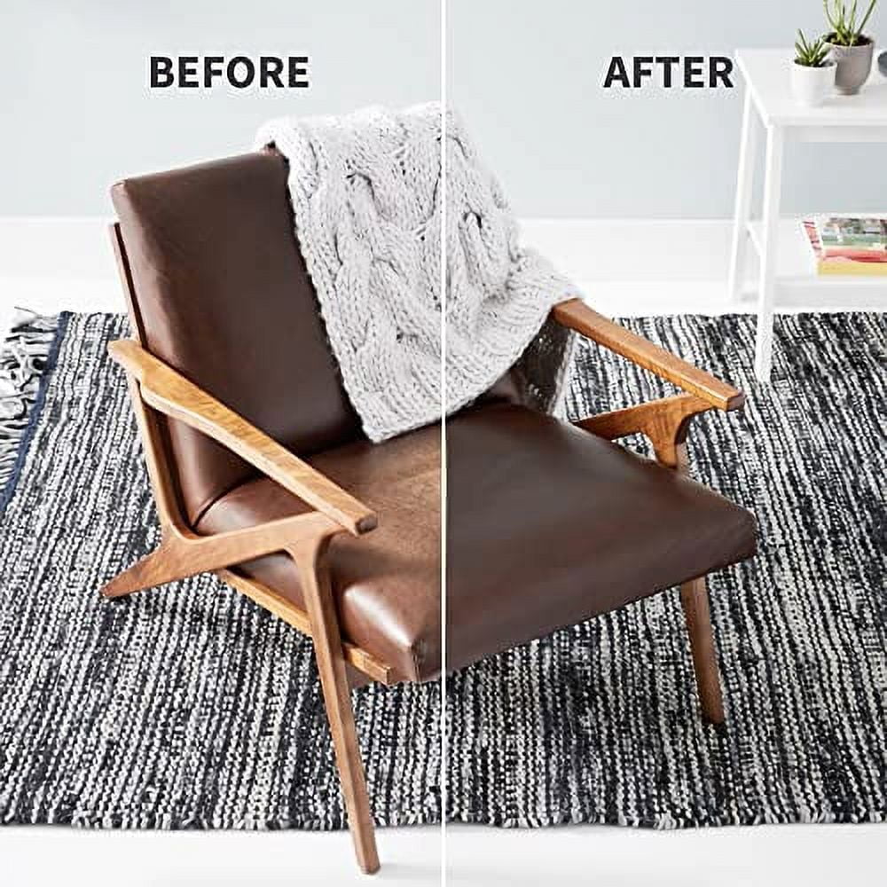 The Original Leather Recoloring Balm by Furniture Clinic - Light Grey Leather Dye for Furniture, Couches & Car Seats - Restore Scratched, Faded, & Damaged Surfaces