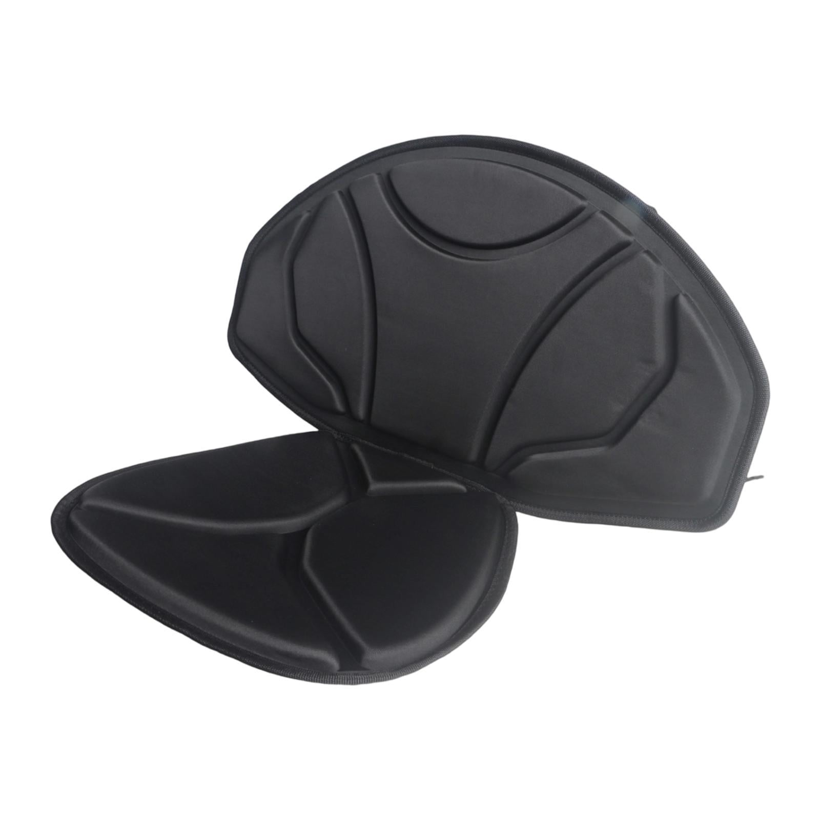 funtasica Kayak Seat Cushion Paddle Board Seat Accessories Padded with Back Support Adjustable for Drifting Water Sports Boat Canoeing Without Bag
