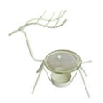 thumbnail image 2 of Candelabro con forma de ciervo, candelabro moderno con quemador de aceite esencial blanco, 2 of 9