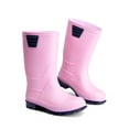 thumbnail image 5 of Kids Rain Boots Easy-On Lightweight Waterproof Non-Slip Sole for Boys & Girls Outdoor Play Rainy Day Comfortable, 5 of 6