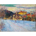 thumbnail image 2 of Alexej von Jawlensky 24x19 Black Ornate Framed Double Matted Museum Art Print Titled: Fussen (1905), 2 of 5