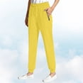 thumbnail image 2 of Women's Dress Pants Stretch Comfort Fit Daily Active Casual Pants Pants for Women Yellow 3XL, 2 of 2