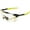 Gloss Metallic Black Photochromic Lens, variant on 100% Aerocraft Sunglasses - Gloss Metallic Black; Gold Mirror Photochromic
