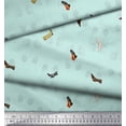 thumbnail image 2 of Soimoi Rayon Crepe Fabric Paisley Panel Printed Fabric 1 Yard 46 Inch Wide, 2 of 3