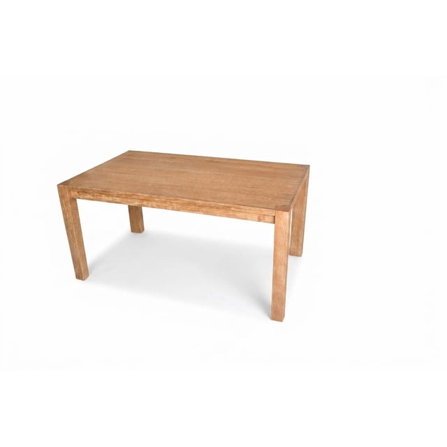 Best Master Furniture Janet 60" Transitional Wood Dining Table in Antique Natural Oak