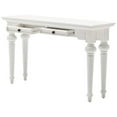 thumbnail image 3 of Bowery Hill Mid-Century 2 Drawer Console Table in Pure White, 3 of 7
