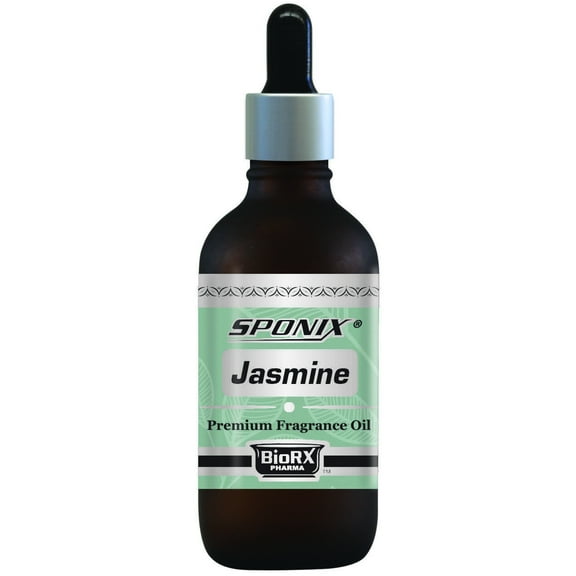 Jasmine Fragrance Oil 30 ml (1 oz) Aromatherapy - Aromatic Premium Essential Scented Perfume Oil by Sponix Made in USA
