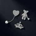 thumbnail image 4 of Trendy Designer Croc Charms For Women And Girls, Bling Shoe Charms Pack With Buttons, 16pcs, 4 of 5