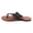 Black, variant on Wine Womens Thong Sandals Flat Heel Fringe Accent Open Toe Vintage Inspired Lightweight Comfortable Slip On Footwear For Beach Casual Daily Wear Size 36