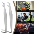 thumbnail image 2 of Upgraded Firefighting Tool, Firefighter Tools, Multipurpose Leverage Tool, Spring Steel Pry Tool, Hand Pry Bar Tool, 2Pcs, 2 of 5