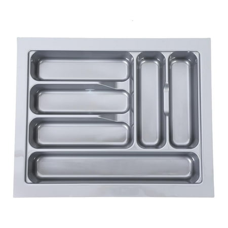 WALFRONT 400mm Cutlery Trays Insert Knives and Forks Storage Drawer Organizer for Kitchen Home, Cutlery Drawer Organizer, Cutlery Storage (Best Way To Store Knives In A Drawer)