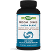 Nature’s Way Mega 3/6/9 Omega Blend, Fish/Flax/Borage Oil, Lime Flavored, 180 Softgels