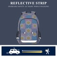 thumbnail image 5 of FORMRS Unisex School Backpack 17" Student Travel Bag with Laptop Compartment, Playful Daisy, 5 of 7