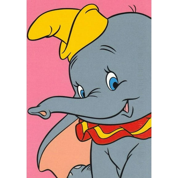 Dumbo Diamond Painting Kits for Adults Cartoon 5D Diamond Art Kit Paint by Number for Beginners, DIY Paint with Round Full Drill Diamonds Paintings Gem Art for Home Wall Decor Gift 12X16 Inch