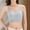 Blue, variant on Womens Bralette, Cotton Modal Wireless Bras for Women, Soft Breathable Lace, Lightweight Convertible Bra Straps Daily Wear, Wine One Size