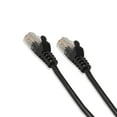 thumbnail image 3 of 2FT Cat5e UTP Ethernet Network Patch Cable RJ45 Lan Wire Black (25 Pack), 3 of 3