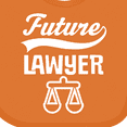 thumbnail image 4 of Inktastic Future Lawyer Boys or Girls Baby Bib, 4 of 4
