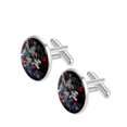thumbnail image 2 of Wolf Stylish Stainless Steel Shirt Clip Cufflink Set for Men's Silver Jewelry - for Formal and Business Attire, 2 of 6