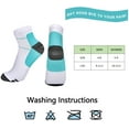 thumbnail image 5 of Wukang 7 Pairs Ankle Compression Socks for Men Women Athletic Compression Socks, 5 of 7