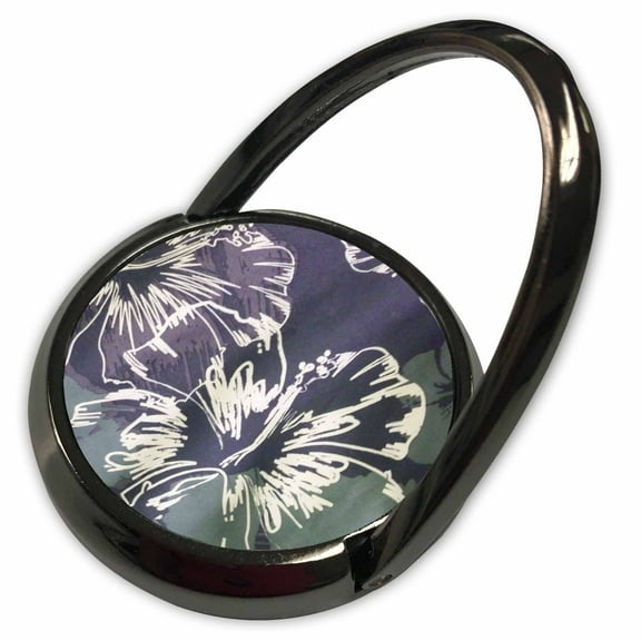 3dRose, Hibiscus Camouflage, Phone Ring