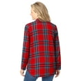 thumbnail image 2 of Woman Within Plus Size Classic Flannel Shirt, 2 of 5