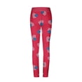 thumbnail image 3 of Edvintorg 4Th Of July Women Yoga Work Out Fitness Casual Printed Yoga Pants Leggings High Waist Straight Long Pants On Clearance, 3 of 4