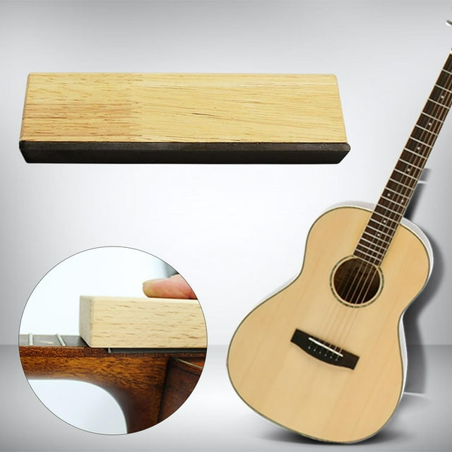 Traste de guitarra rectangular, herramienta de preparación de archivos de , archivo de de diapasón para accesorio de reparación Luthier Largo CUTICAT Archivo de coronación de trastes