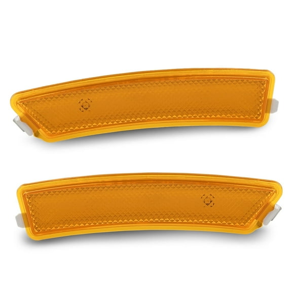 Front Bumper Reflector Side Marker Light Lamp Pair Fit For 2013-2016 Lincoln MKZ