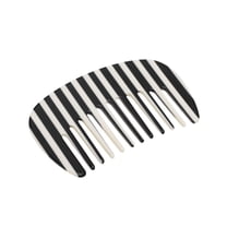 Vocoste Hair Comb Wide Tooth Anti-Static Pocket Size for Thick Curly Hair Detangling White Black