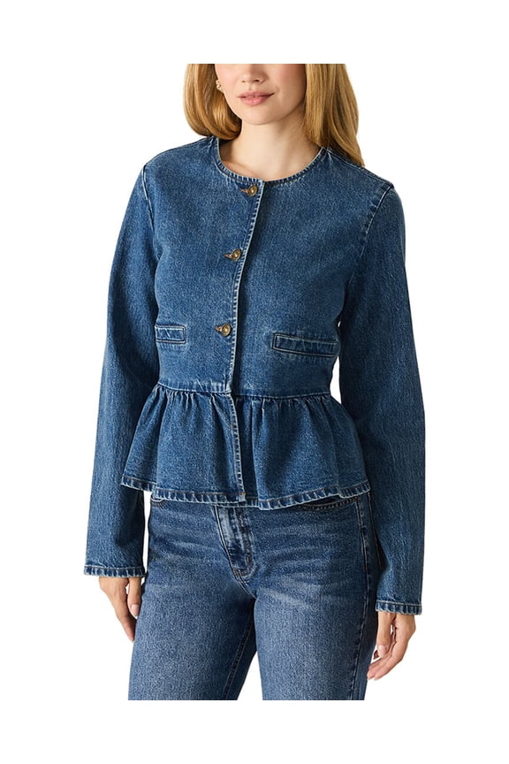 womens Abigale Blazer, xs, Navy