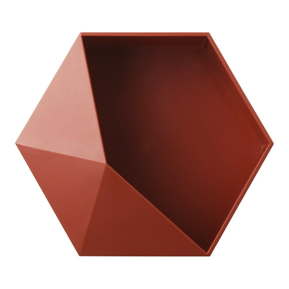 Yeacher Wall Hexagon Shelves Honeycomb Plant Wall Shelf Hexagon Floating Shelves Wall Storage Racks for