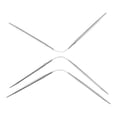 thumbnail image 3 of BUYISI Circular Knit Needles Set Loop Needles Household Diy Knitting Sewing Weaving Project Accessories Stainless Steel 21 To 23Cm 4Mm, 3 of 5