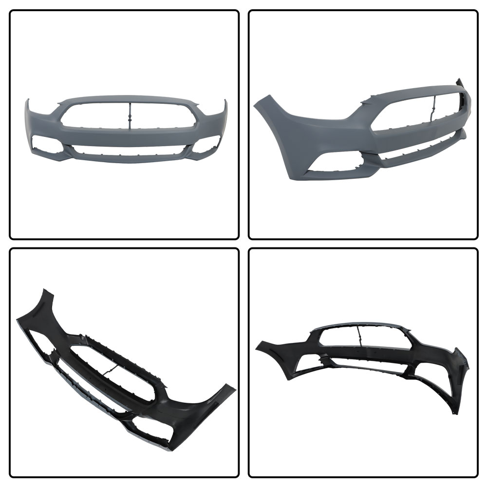 Genrics NEW Front Bumper Cover Primed For 2015-2017 Ford Mustang Except Shelby Model