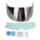 thumbnail image 1 of Visera para casco de motocicleta, visión Horizontal de 190°, lente gruesa de visera para casco de motocicleta, repuesto para AGV VISOR K5 S K3 SV, color plateado Jadeshay A, 1 of 9
