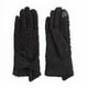 thumbnail image 2 of Guantes Mud Pie Sherpa Knot para mujer, negros, talla única, 2 of 3