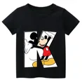 thumbnail image 3 of 2024 Nueva camiseta de verano con combinación de letras para niños de alta calidad Disney Mickey Mouse Font ABCDEF camiseta de manga corta para niños, 3 of 5