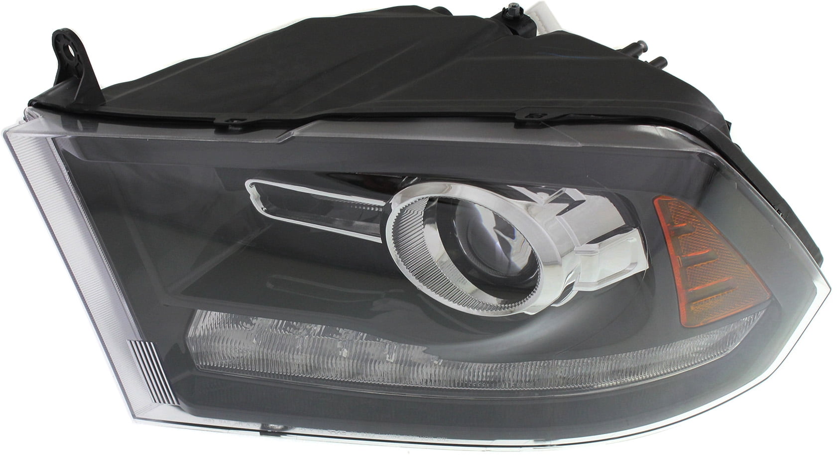Headlight Compatible With 2013-2018 Ram 1500 2500 Left Driver Halogen With bulb(s)