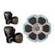 thumbnail image 2 of Máquina de boxeo con música, entrenador de boxeo con objetivo de pared para ejercicio práctico en interiores Guantes blancos y negros, 2 of 8